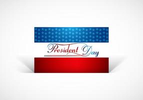 President Day Card vector