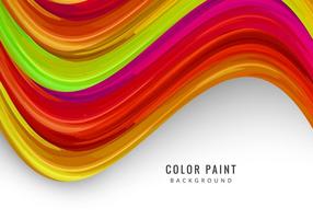 Colorful Watercolor Wave vector