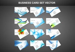 Set Of Business Card vector