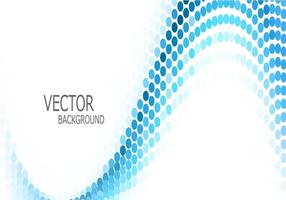 Wave With Abstract Blue Circle vector