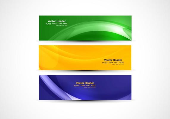 Headers With American Flag Color
