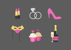 Vector Hen Party Elements