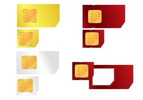 Cellphone SIM Card Vector