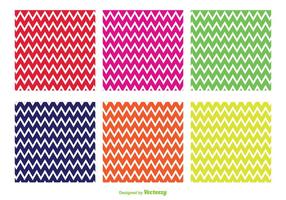 Bright Zig Zag Vector Patterns