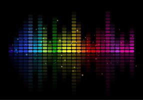 Abstract Free Vector Music Equalizer