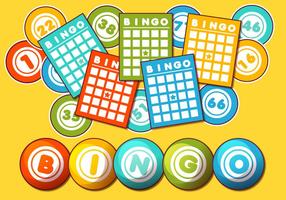 Bingo Card Vector Set