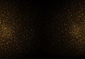 Free Strass vector, Gold Glitter textura sobre fondo negro vector