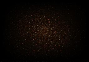 Strass Vector, Gold Glitter Texture On Black Background vector