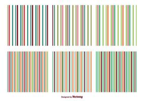 Colorful Stripe Vector Patterns