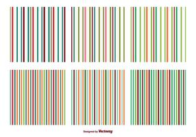 Colorful Stripe Vector Patterns