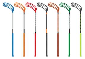 Floorball Stick Vector Collection