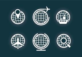 Globe Grid Vector