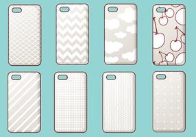 Trendy Phone Case Set vector