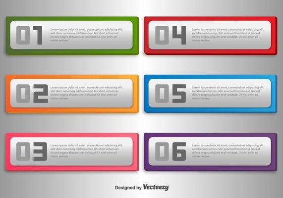 Silver Plate Vector Banners
