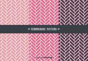 Girly Herringbone Pattern Vectors