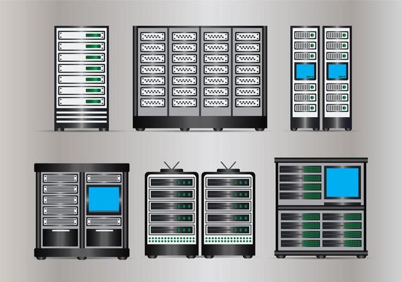 Server Rack Vector