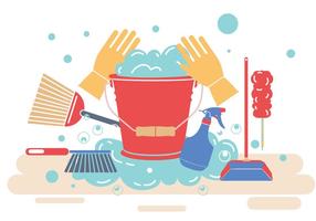 Spring Cleaning Vector