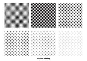 Transparent Polka Dot Vector Patterns