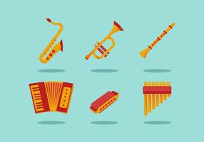 MUSICAL INSTRUMENTS VECTOR