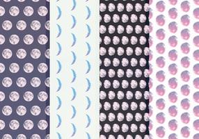 Free Moon Phase Vector Patterns