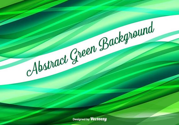 Abstract Green Vector Background