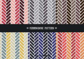 Colorful Herringbone Pattern Vectors