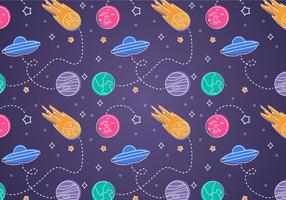 Free Space Seamless Pattern Background Illustration vector