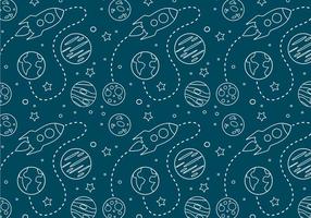 Space Seamless Pattern Background vector