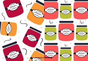 Fruit Jam Pattern Vector