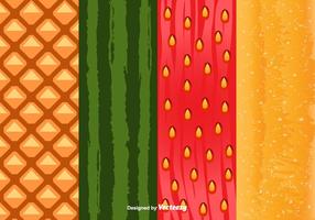 Fruit Peel Pattern Vector