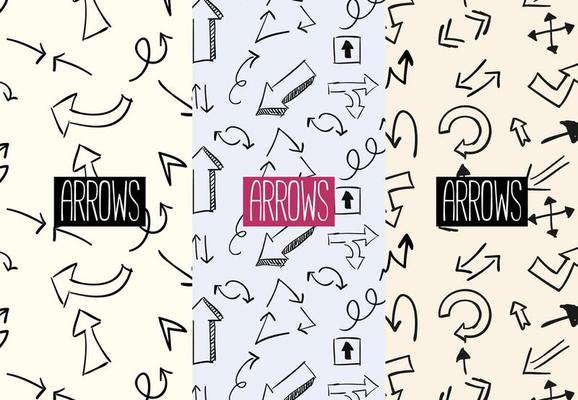 Arrows Pattern Vector