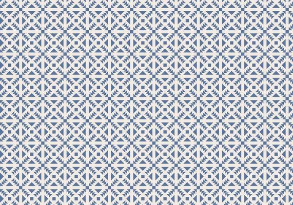Blue Geometric Pattern Background Vector