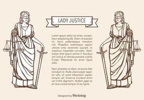 Lady Justice Vector