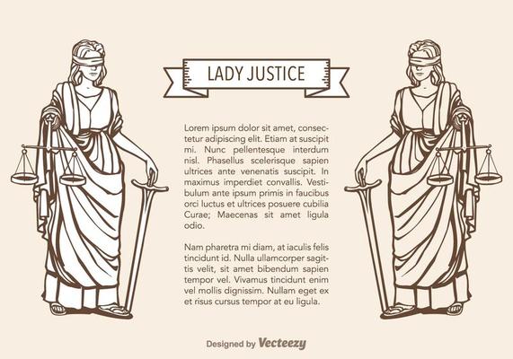 Lady Justice Vector
