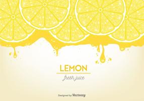 Lemon Juice Background Vector