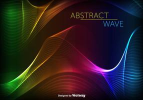 Abstract Swish Colorful Wave Vector