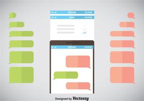 Imessage Template Vector