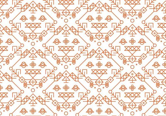 Red Decorative Pattern Vector