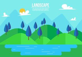 Free Landscape Vector Illustration