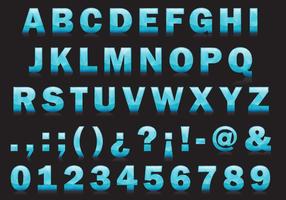 Ice Type Vector Font 