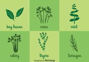 Herbs And Spices Icons vector