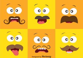 funny character face 16349832 Vector Art at Vecteezy