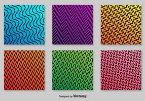 Retro ZigZag Vector Patterns