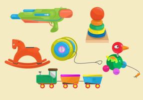 Fun Kid Toys Vector