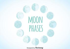 Moon Phase Vector