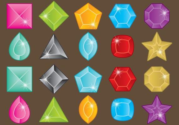 Strass Colorful Stones