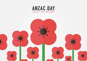 Lest We Forget Anzac Background Vector