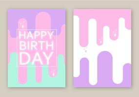 Vector de tarjeta de cumpleaños gratis