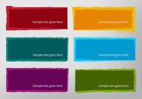 Free Vector Eroded Banners