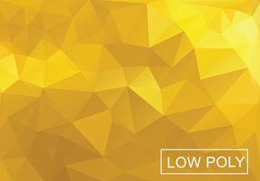 Yellow Poly Vector Background